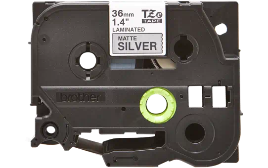 TZEM961 36mm BLACK ON SILVER (MAT) TAPE/METALIC [1]