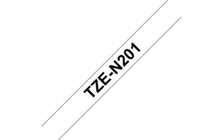 Benzi pentru etichete - TZEN201 3.5mm BLACK  ON WHITE NON LAMINATED