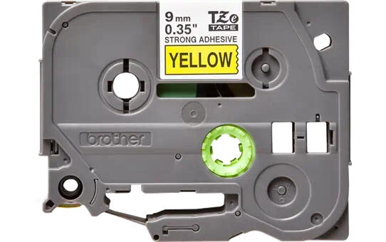 TZES621 9mm BLACK ON YELLOW ADHESIVE TAPE [1]