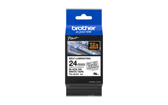 TZESL251 24mm BLACK  ON WHITE TAPE [2]