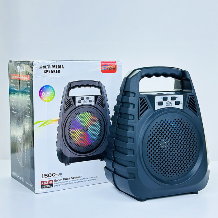 Boxă Portabilă Bluetooth ZQS 6148 cu Lumină LED RGB și Sunet Puternic Engross [5]