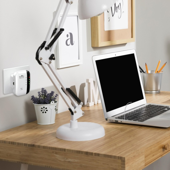 Amplificator Semnal WiFi 2.4GHz, 300Mbps, Rază 100m, 2 Antene, Mod Repetor/AP, LAN, Alb engross [4]