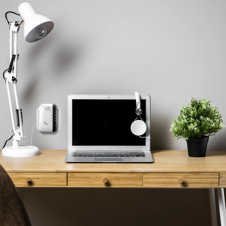 Amplificator Semnal WiFi 2.4GHz, 300Mbps, Rază 100m, 2 Antene, Mod Repetor/AP, LAN, Alb engross [2]