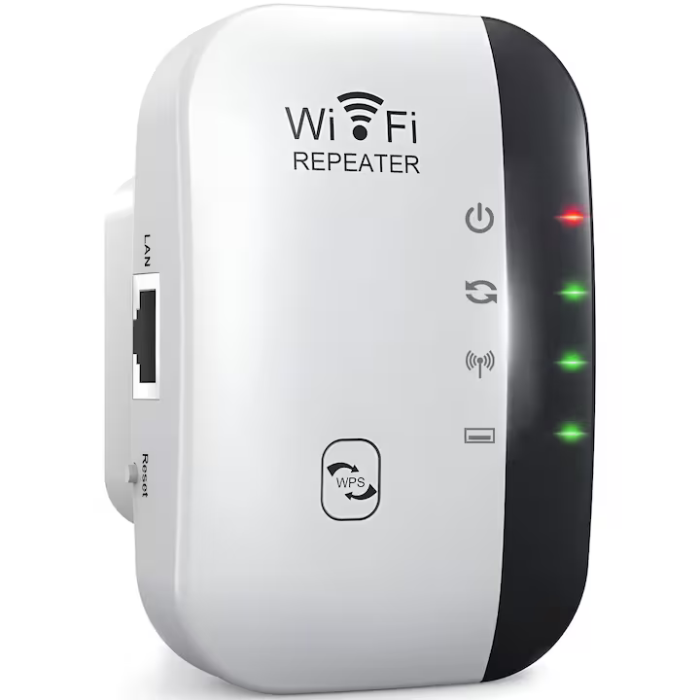 Amplificator Semnal WiFi 2.4GHz, 300Mbps, Rază 100m, 2 Antene, Mod Repetor/AP, LAN, Alb engross [1]