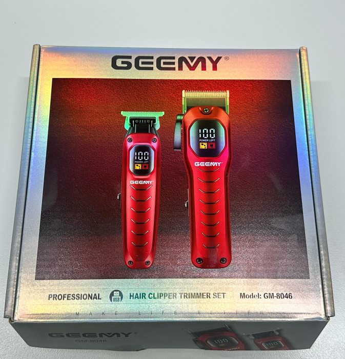 Set 2 Aparate de Tuns GM-8046, incarcare USB, 110 V, Wireless- engross [4]