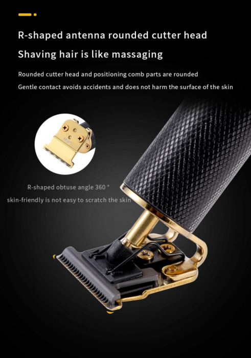 Aparat de Tuns Profesional VGR V-179 – Lame din Oțel Inoxidabil, 120 min Autonomie engross [6]