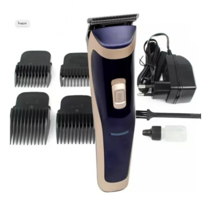 Trimmer Reîncărcabil Gemei GM6005 – Lame Dure, Design Ergonomic, Set Complet – Engross [4]