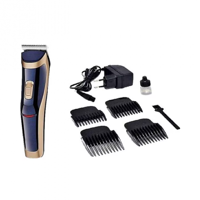 Trimmer Reîncărcabil Gemei GM6005 – Lame Dure, Design Ergonomic, Set Complet – Engross [2]