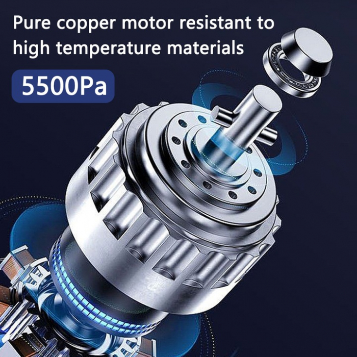Aspirator Auto Portabil Multifuncțional 3 în 1, 9000Pa, Negru engross [5]