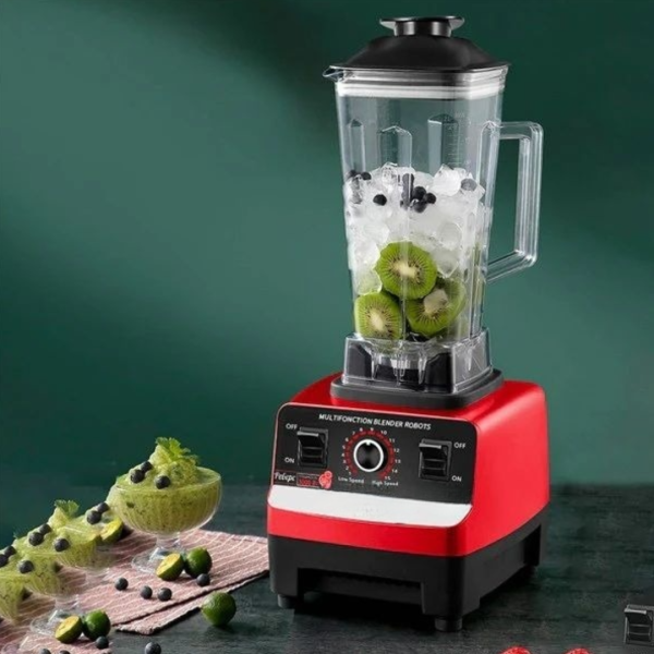 Blender Profesional 2 în 1, 2.5L, 8500w, 32.000 RPM, 15 Viteze, 6 Lame Inox engross [5]