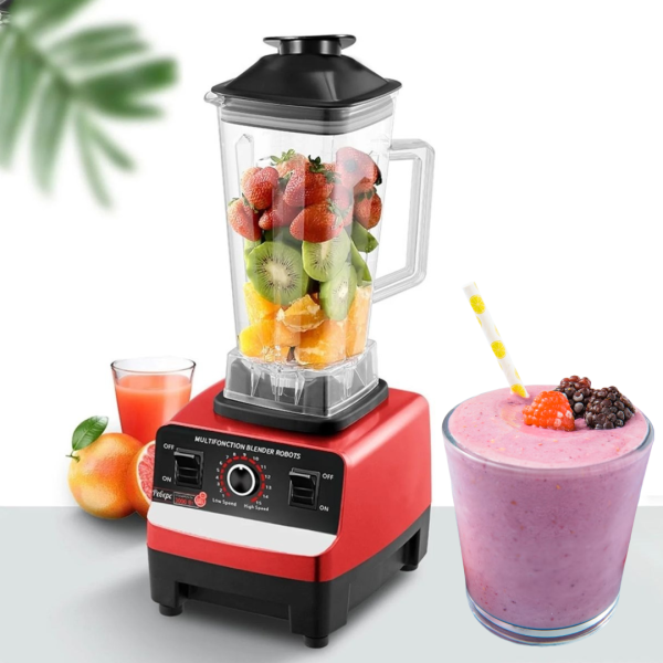 Blender Profesional 2 în 1, 2.5L, 8500w, 32.000 RPM, 15 Viteze, 6 Lame Inox engross [3]