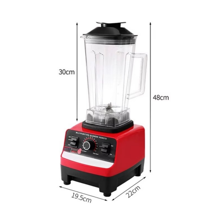 Blender Profesional 2 în 1, 2.5L, 8500w, 32.000 RPM, 15 Viteze, 6 Lame Inox engross [7]
