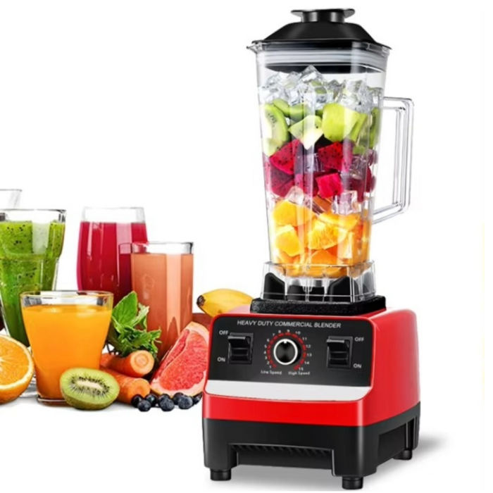 Blender Profesional 2 în 1, 2.5L, 8500w, 32.000 RPM, 15 Viteze, 6 Lame Inox engross [6]