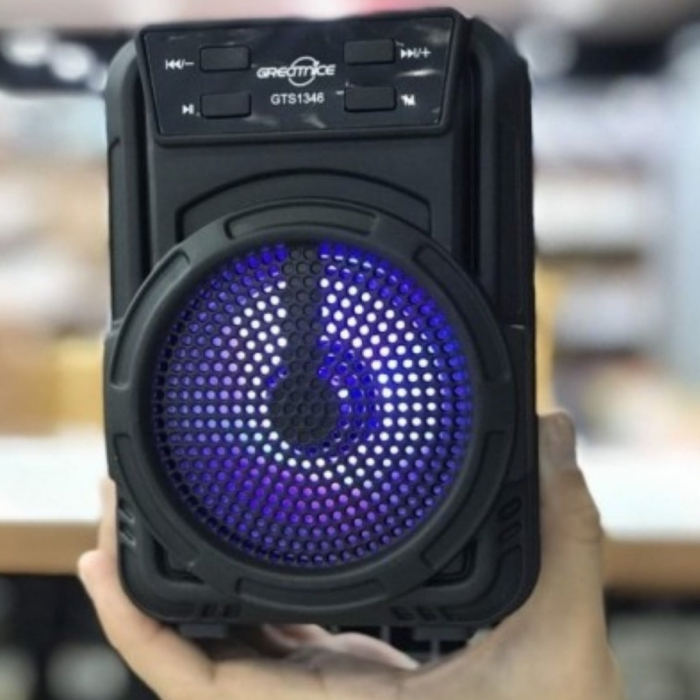 Boxă portabilă GTS-1346, LED RGB, Bluetooth/FM/USB/TF, baterie 500 mAh – produs compact cu cerere mare, ideal pentru revânzare [6]