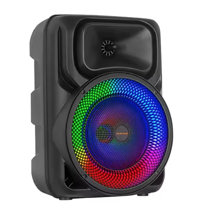 Boxă Portabilă cu Subwoofer de 8 Inch, Bluetooth, 100W PMPO, Lumini LED RGB și Microfon – Sunet Premium pentru Petreceri și Karaoke, Engross [6]
