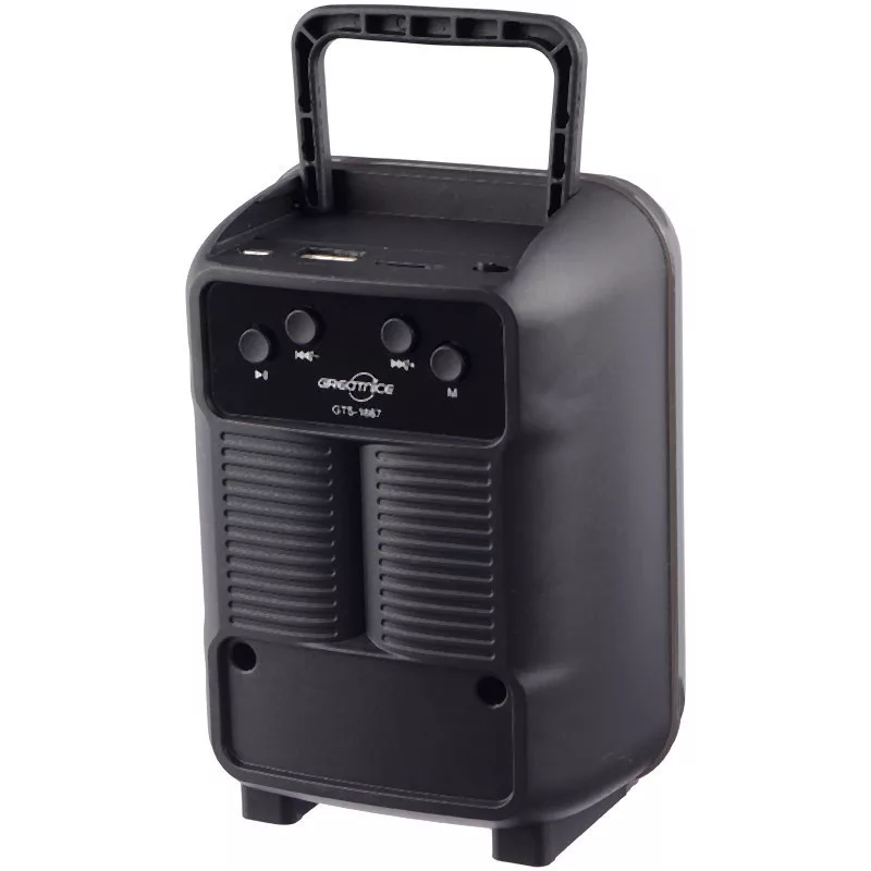 Boxă portabilă GTS-1867, 10W, Bluetooth/USB/TF/FM, baterie 1500 mAh, LED RGB engross [4]