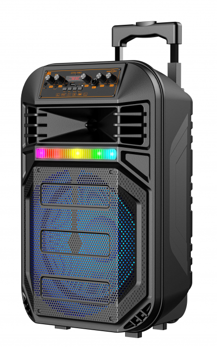 Boxa portabila GTS-1960, Troller, 12 inch, Bluetooth engross [3]