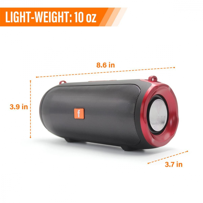 Boxa portabila J031LED, lumini RGB, powerbank, 18W PMPO, USB/AUX Engross [5]