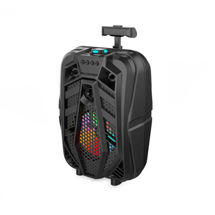 Boxă Portabilă Karaoke Bluetooth ZQS8133 cu Lumină LED RGB și Sunet Stereo Engross [2]