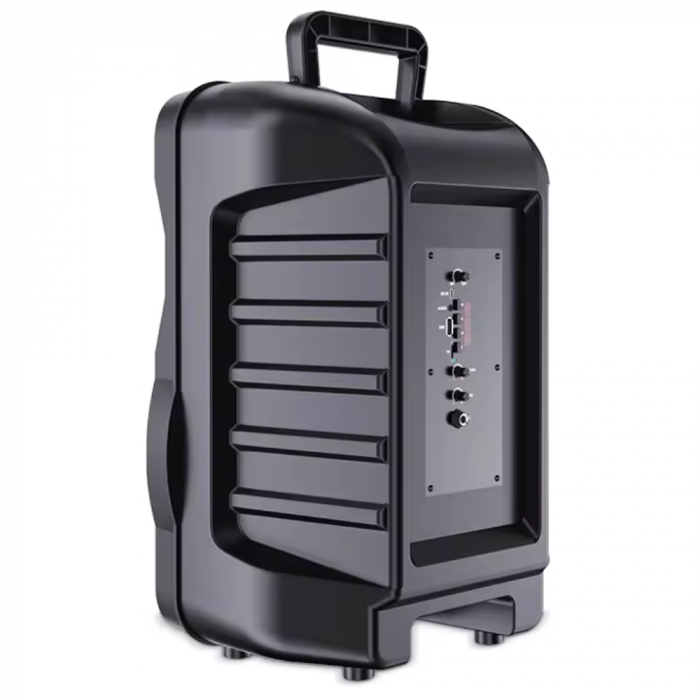 Boxa portabila karaoke zqs12137, 2 microfoane, 120w pmpo, led rgb Engross [2]