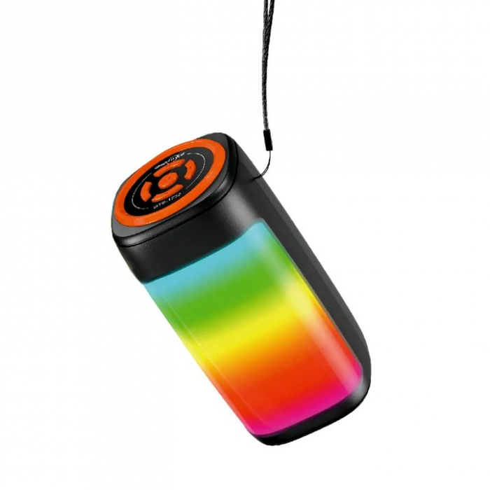 Boxă portabilă Bluetooth, USB, microSD, radio FM, lumini LED engross [2]