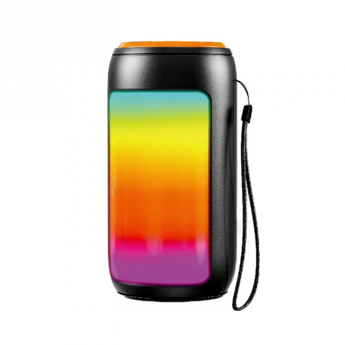 Boxă portabilă Bluetooth, USB, microSD, radio FM, lumini LED engross [1]