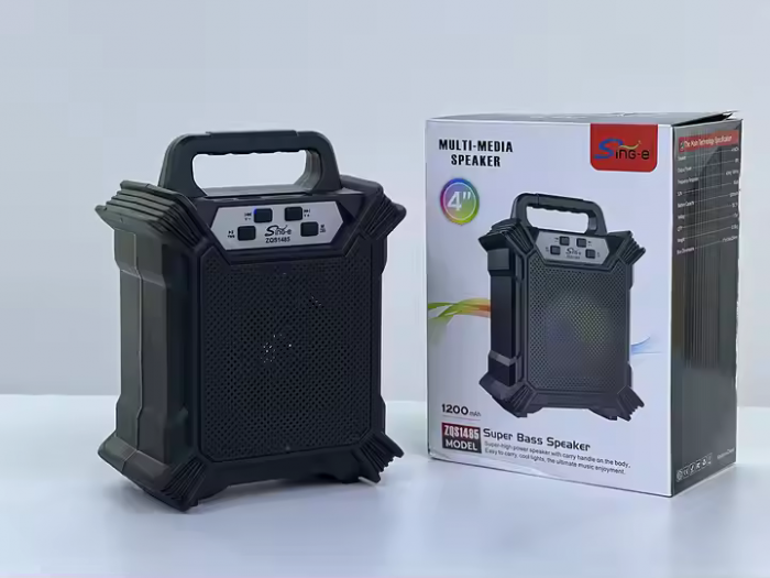 Boxă Portabilă ZQS1485 – Difuzor Bluetooth 4" cu Subwoofer Hi-Fi, 600W PMPO, Autonomie 6-8h engross [3]