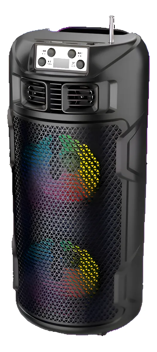 Boxă Wireless ZQS4275 – Bluetooth, Radio FM, USB/TF, TWS, Iluminare LED, Încărcare Solară, Antenă Externă engross [6]