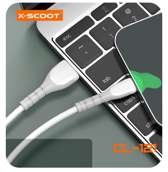 Cablu de încărcare X-Scoot CL-121 – 6A IP, Încărcare rapidă pentru iPhone! Engross [4]