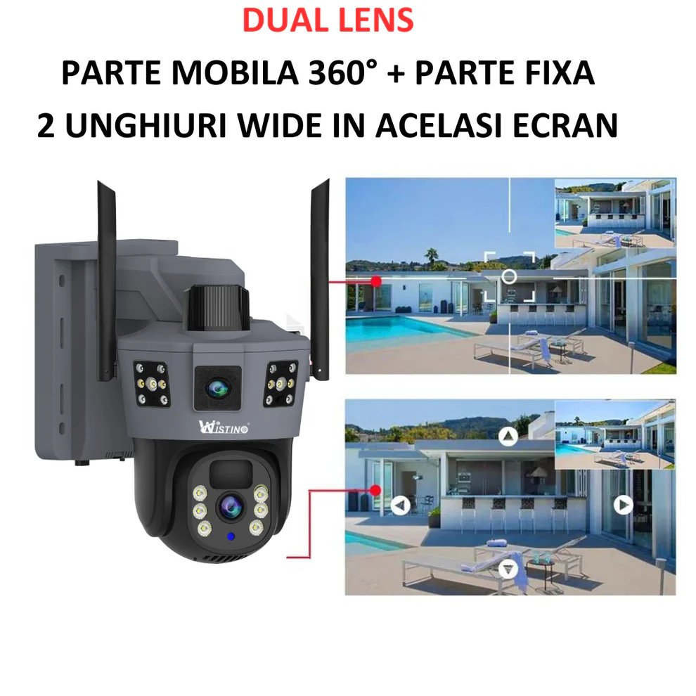 Cameră de Supraveghere Solară 4G, Zoom Optic X10, Full HD 1080p, Vedere Nocturnă 100 m engross [7]