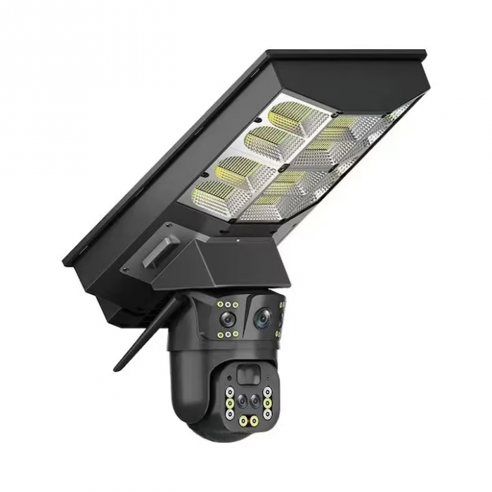 Cameră Solară V380 cu Proiector 450W, 4G, Zoom X10, Baterie 16.000 mAh engross [4]