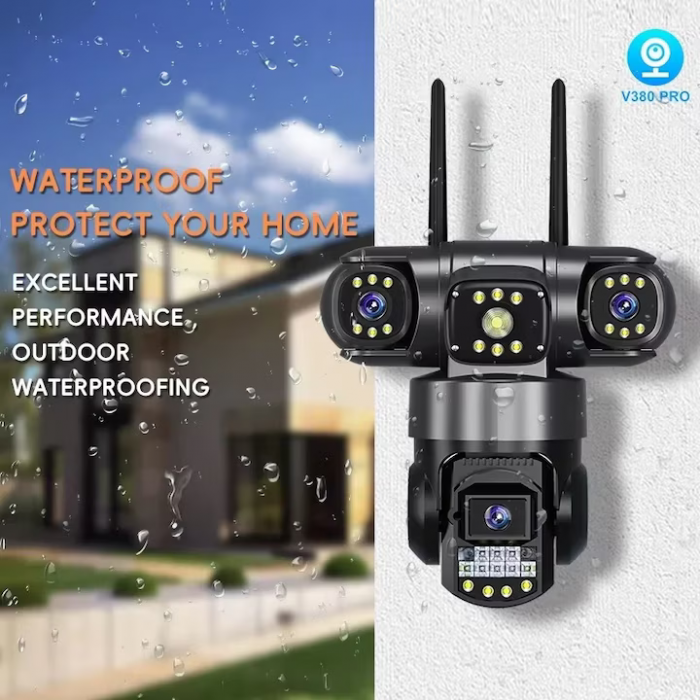 Cameră de Supraveghere WiFi 12MP Tripla, 2K, PTZ, Zoom 10X, Vedere Nocturnă Color, Audio Bidirecțional engross [5]