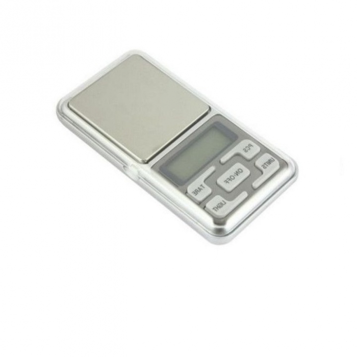 Cântar de Buzunar MH-500 – 500 g, Precizie 0,1 g, Funcție TARA, Design Compact Argintiu engross [6]