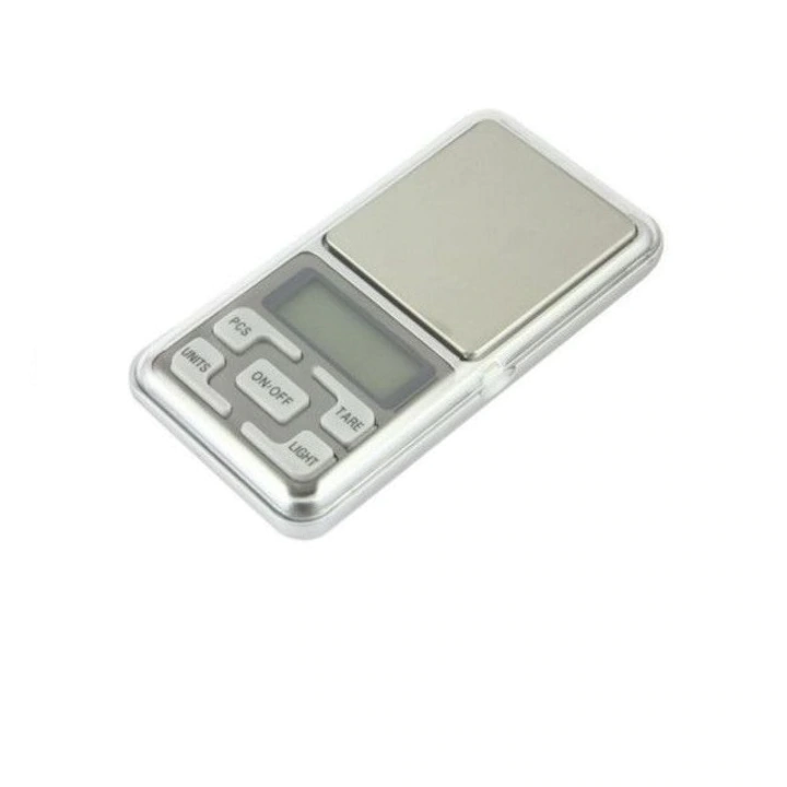 Cântar de Buzunar MH-500 – 500 g, Precizie 0,1 g, Funcție TARA, Design Compact Argintiu engross [3]
