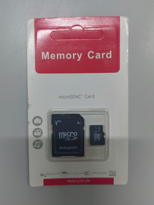 Card MicroSD 2GB Class 10 cu Adaptor SD engross [1]