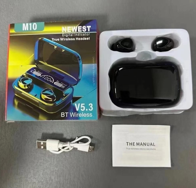 Căști Wireless M10 Bluetooth 5.0 cu Cutie de Încărcare Engross [2]