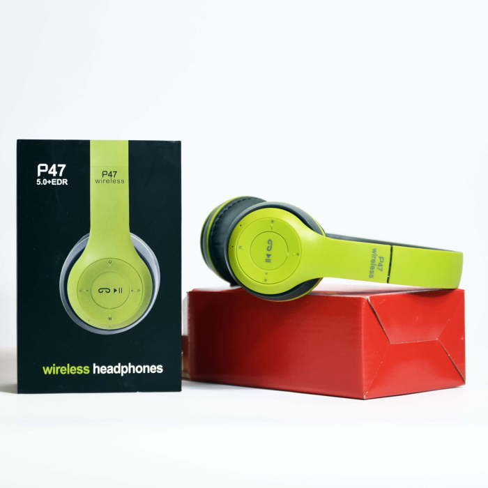 Căști Wireless P47 Bluetooth 5.0 Over-Ear, Pliabile, Bass Puternic și Microfon – Vânzare engros [7]