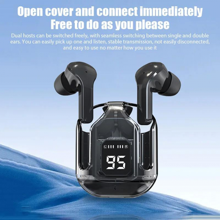 Căști Wireless TWS Transparente – 8D Dolby, Bluetooth 5.3, Încărcare Rapidă Type-C, Rezistente la Apă engross [10]