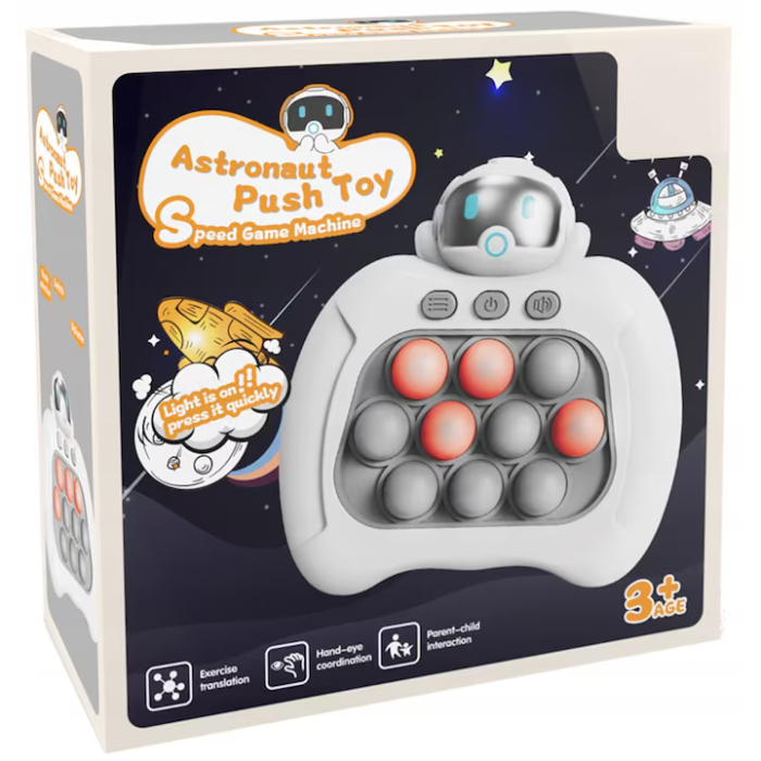 Consolă joc electronic Pop It, arcade anti-stres, dezvoltă memoria și concentrarea, cu lumini și muzică [3]