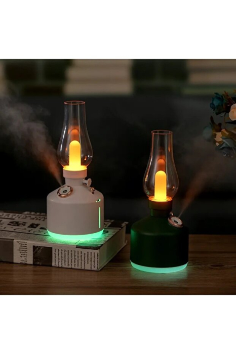 Difuzor de Arome și Umidificator Reîncărcabil, Aromaterapie Silențioasă, Lampă de Noapte, Îmbunătățește Calitatea Aerului, Pentru Acasă, Birou, Mașină și Yoga [5]