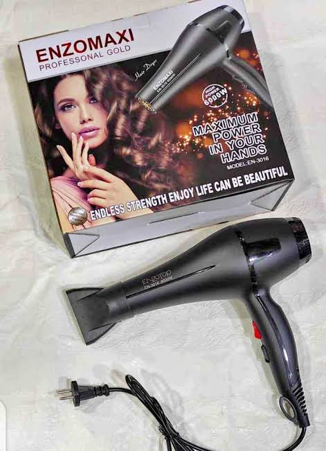 Uscător de Păr Profesional Gemei EN-3013, 2 Viteze, Tehnologie Ionizare, Accesorii Incluse engross [1]