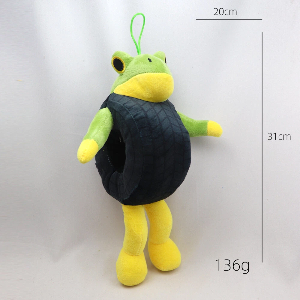 Jucărie de pluș Italian Brainrot 30 cm– Broscuța cu Anvelopă, Design amuzant și neobișnuit engross [3]