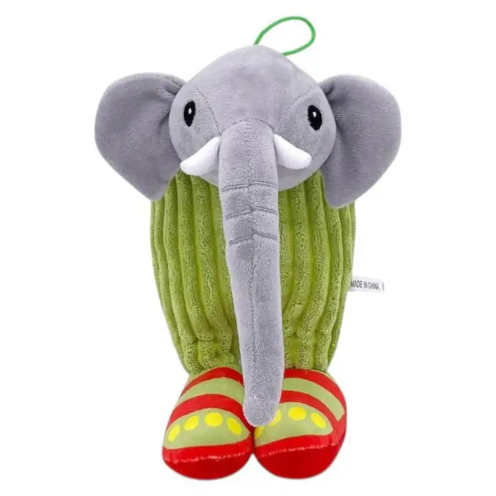 Jucărie de pluș Italian Brainrot – LARILI LARILA, 24 cm, negru-verde engross [1]