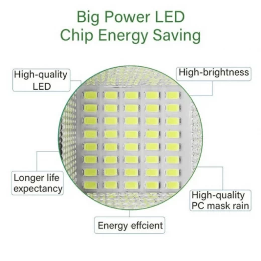 Lampă Solară LED 800W cu Senzor de Mișcare și Telecomandă engross [3]