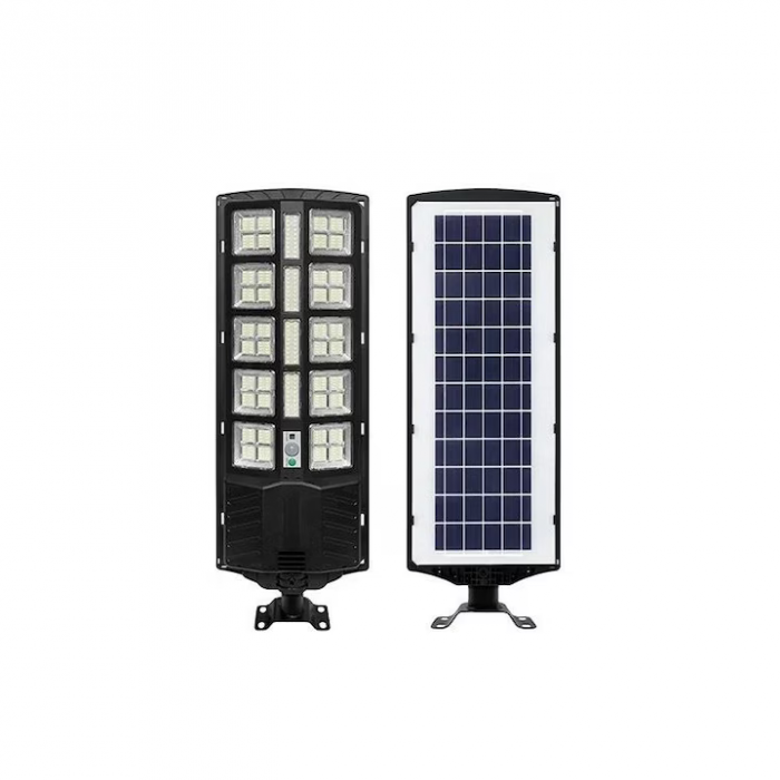 Lampa stradala solara integrata cu telecomanda, Putere - 300 W, culoare negru engross [3]