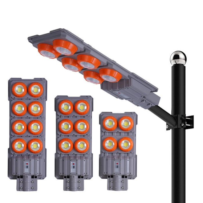 Lampă Stradală Solară Multifuncțională – 600W, 15.000 lm, Unghi 90°, Temperatura Culoare 2700–7000K, Control Multiplu [4]