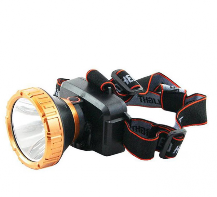 Lanternă de Cap Buxton, LED, Reîncărcabilă, Impermeabilă, Negru - Engross [2]