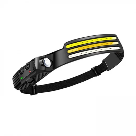 Lanternă Frontală LED T283 cu Senzor Mișcare, 8 Moduri, USB engross [1]