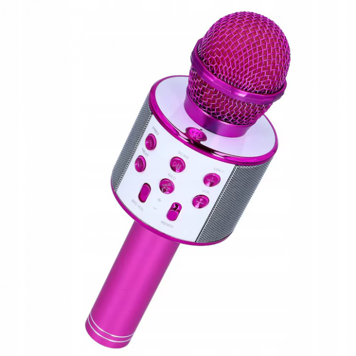 Microfon Karaoke Wireless cu Boxă Bluetooth – Sunet Puternic, Design Compact, Efecte Echo și Bass Ajustabil engross [3]