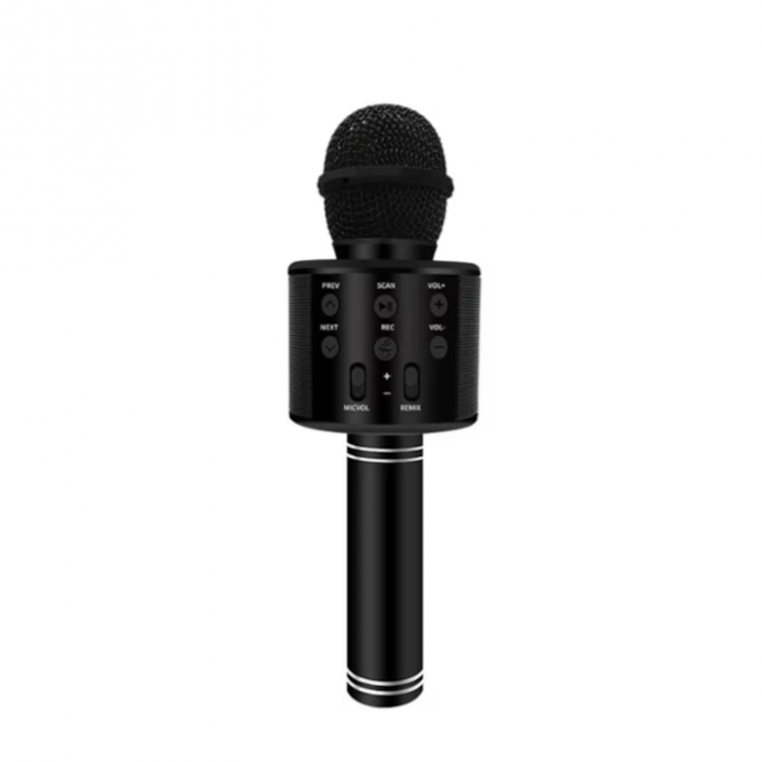 Microfon Karaoke Wireless cu Boxă Bluetooth – Sunet Puternic, Design Compact, Efecte Echo și Bass Ajustabil engross [11]